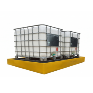Batea Antiderrame para 2 IBC-Ecobulck Cod PAC444 (220*140*30 cm) Retiene Máximo 900 lts.