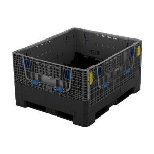 Bins plegable ventilado con puertas de Inspeccion x 2 -BINSEGLT65- (1200 x 1000 x 650 mm)