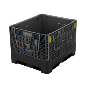 Bins plegable ventilado con puertas de Inspeccion x 2 -BINSEGLT86- 1200 x 1000 x 860 mm)